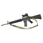 Popruh na zbraň dvojbodový bavlnený 8FIELDS Cotton Gun Sling pre MP5/G3/M4 - olivový
