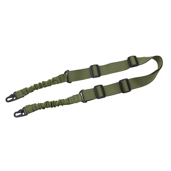 Popruh na zbraň dvojbodový 8FIELDS Tactical Two-Point Sling Bungee - olivový