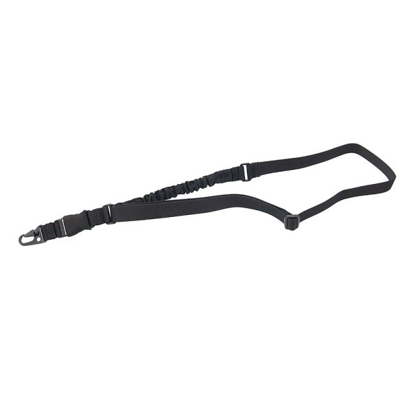 Popruh na zbraň jednobodový 8FIELDS CQB Sling elastický - čierny