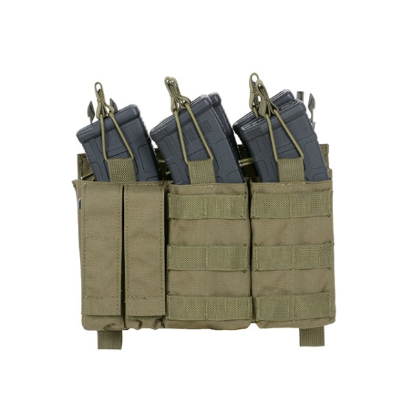 Sumka na zásobníky 8FIELDS na 5xAK 7,62x39mm + 2xpištoľ - olivová