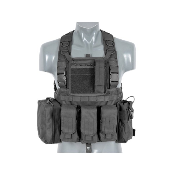 Nosič taktický hrudný 8FIELDS Force Recon Chest Harness - čierny