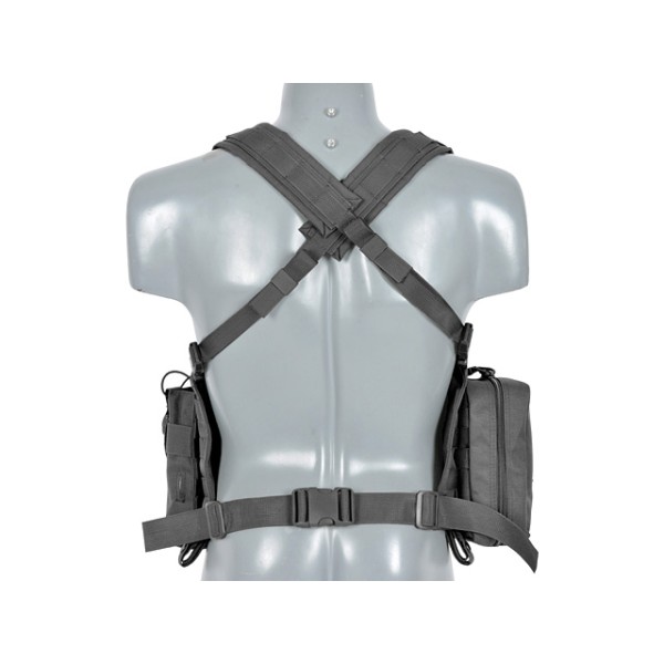 Nosič taktický hrudný 8FIELDS Force Recon Chest Harness - čierny