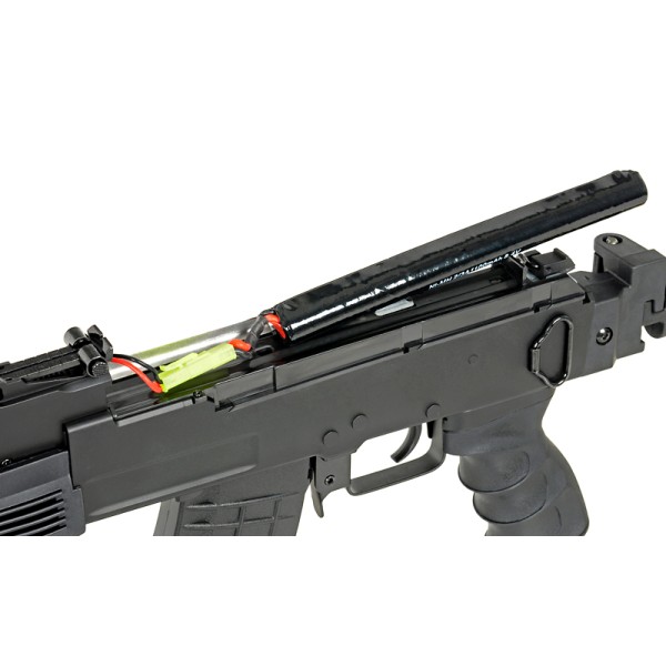 Airsoftový elektrický samopal CYMA CM.028U AKM, kal. 6mm BB - čierny