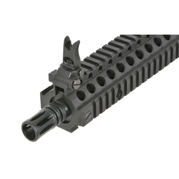 Airsoftový elektrický samopal S&T M4 Daniel Defense MK18 MOD1 kal. 6mm BB – čierny