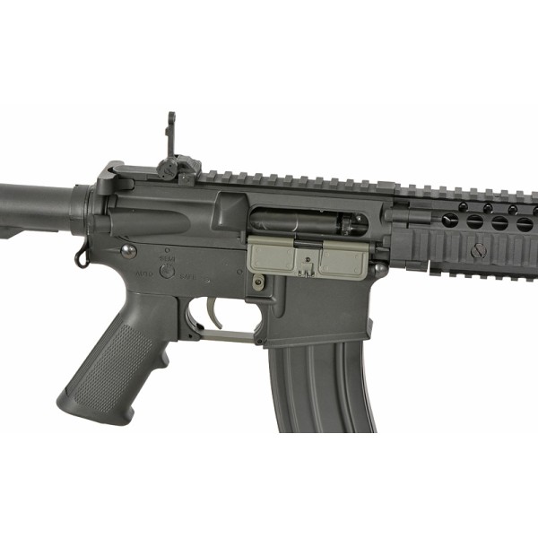 Airsoftový elektrický samopal S&T M4 Daniel Defense MK18 MOD1 kal. 6mm BB – čierny