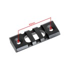 Montážna lišta VECTOR OPTICS KEY-MOD 2 INCH Picatinny Rail Section