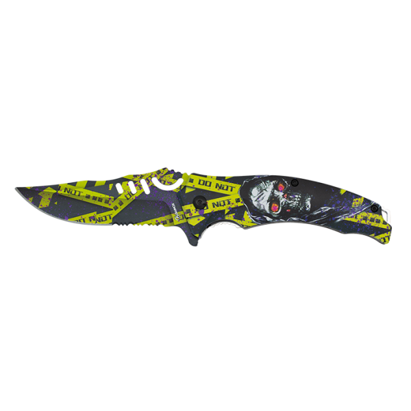 Nôž zatvárací taktický ALBAINOX MA 25038 3D - skull