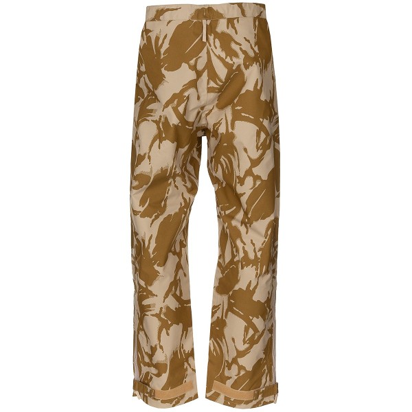 Nohavice originálne armádne britské vodeodolné MFH 608639 Rain Pants DPM Desert -zánovné