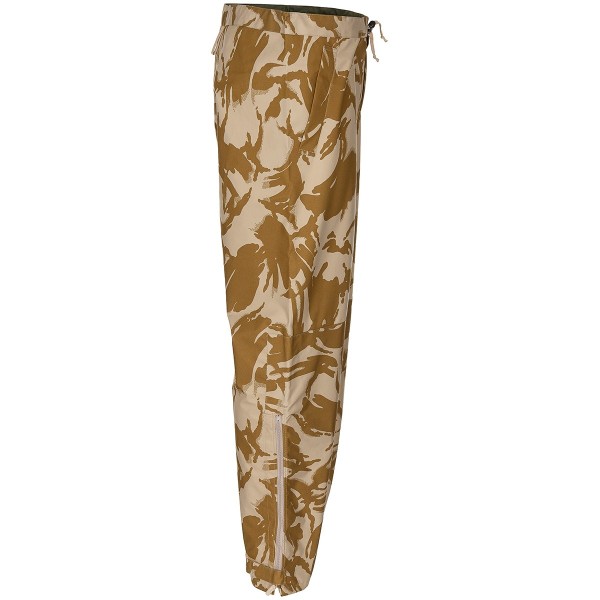 Nohavice originálne armádne britské vodeodolné MFH 608639 Rain Pants DPM Desert -zánovné
