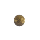 Gombík orignálny armádny na vojenskú uniformu 13mm kovový - zlatý