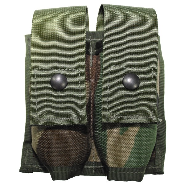 Sumka originálna armádna US ARMY MFH 630656T MOLLE Woodland 12x3x13cm - používaná