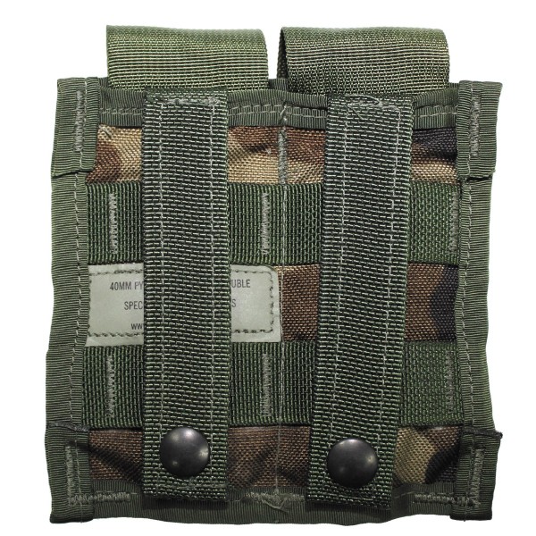 Sumka originálna armádna US ARMY MFH 630656T MOLLE Woodland 12x3x13cm - používaná