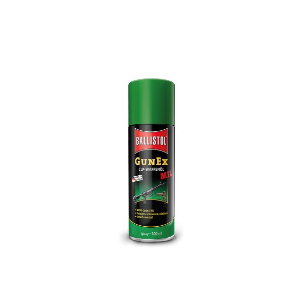 Čistiaci olejový sprej BALLISTOL GunEx MIL CLP - 200ml