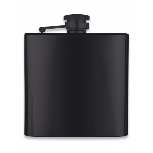 Ploskačka nerezová BARBARIC MA 40126 180ml - čierna