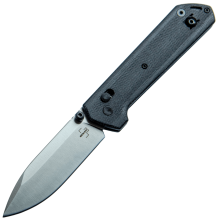 Nôž zatvárací taktický BOKER Plus Kihon Satin 14C28N KNFS Limited Edition - Black Micarta 