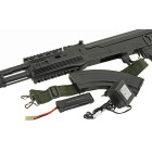 Airsoftový elektrický samopal CYMA CM.520 AK-47 RIS, kal. 6mm BB - čierny