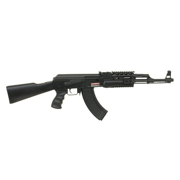 Airsoftový elektrický samopal CYMA CM.520 AK-47 RIS, kal. 6mm BB - čierny