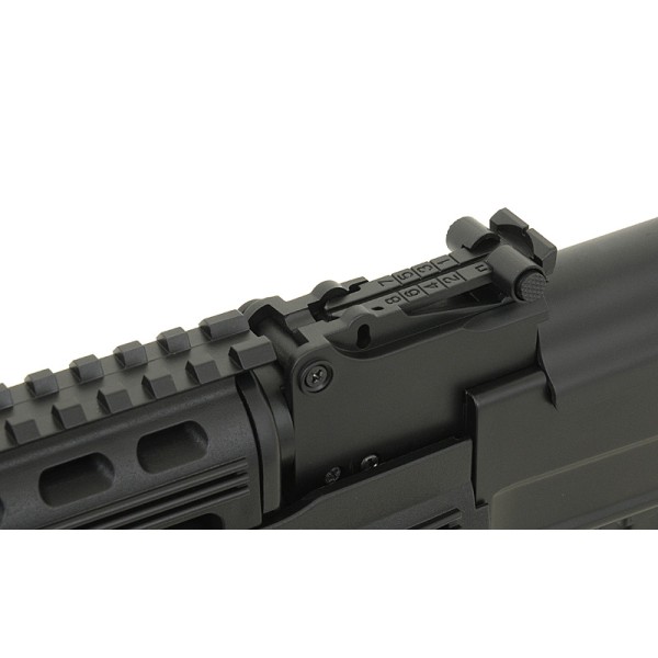 Airsoftový elektrický samopal CYMA CM.520 AK-47 RIS, kal. 6mm BB - čierny