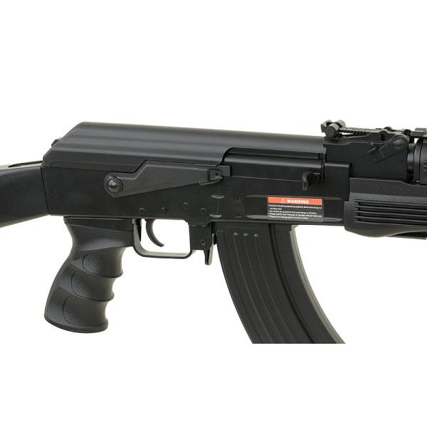 Airsoftový elektrický samopal CYMA CM.520 AK-47 RIS, kal. 6mm BB - čierny