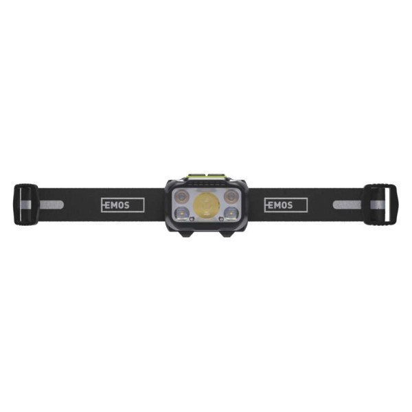 Svietidlo čelové EMOS LED P3546 550lm Li-Pol 100mAh nabíjateľné - čierne