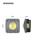 Svietidlo pracovné nabíjateľné EMOS COB LED P4543 1200lm 2000mAh