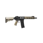 Airsoftový elektrický samopal Evolution Recon 10” Carbontech kal. 6mm - Black & Tan