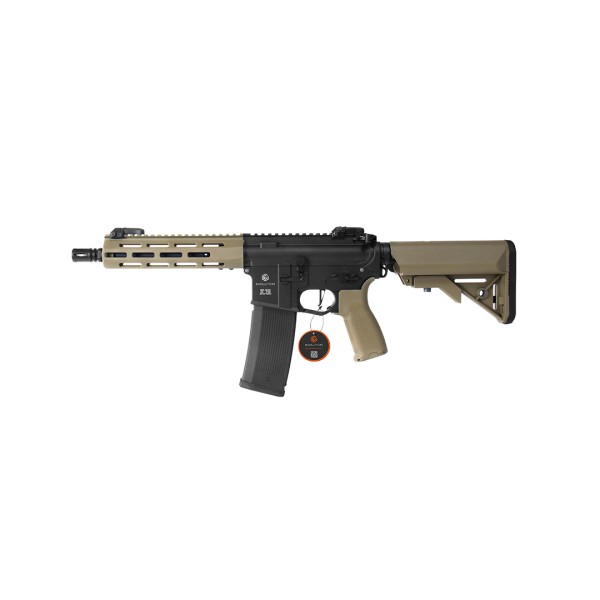 Airsoftový elektrický samopal Evolution Recon 10” Carbontech kal. 6mm - Black & Tan