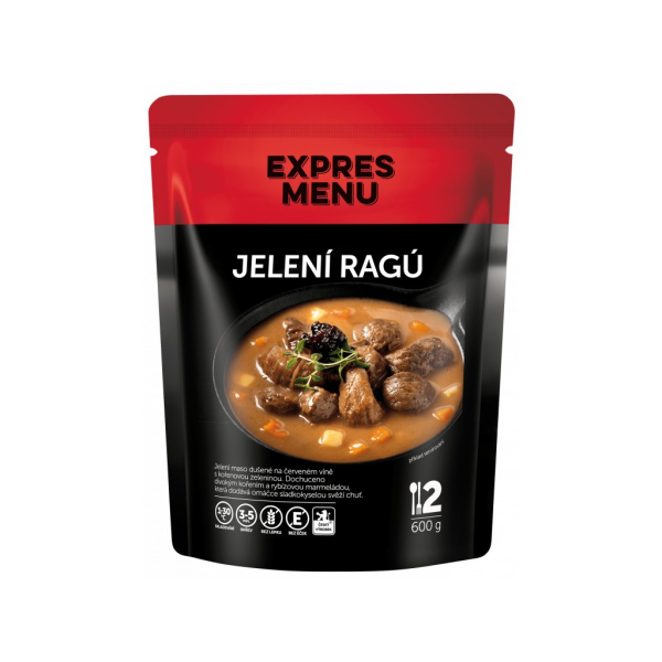 Jedlo EXPRES MENU Jelenie Ragú 2 porcie 600g