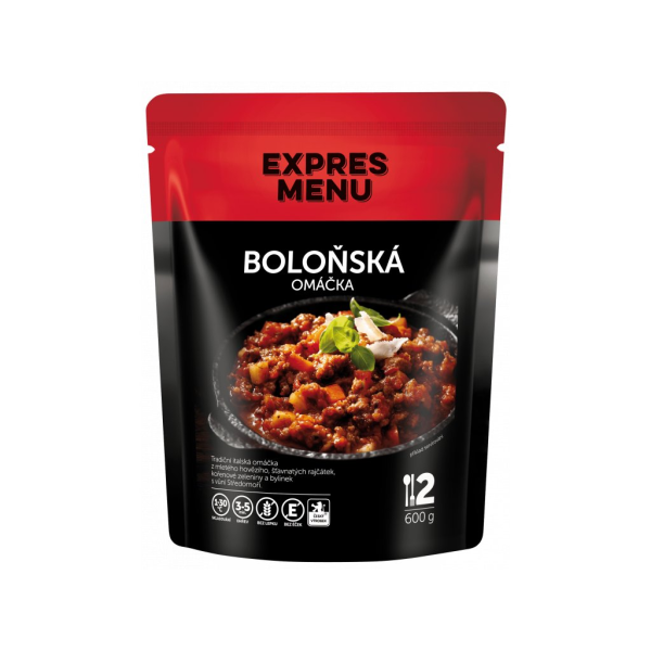 Jedlo EXPRES MENU Bolonská Omáčka 2 porcie 600g