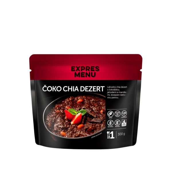 Jedlo EXPRES MENU Čoko Chia dezert 300g