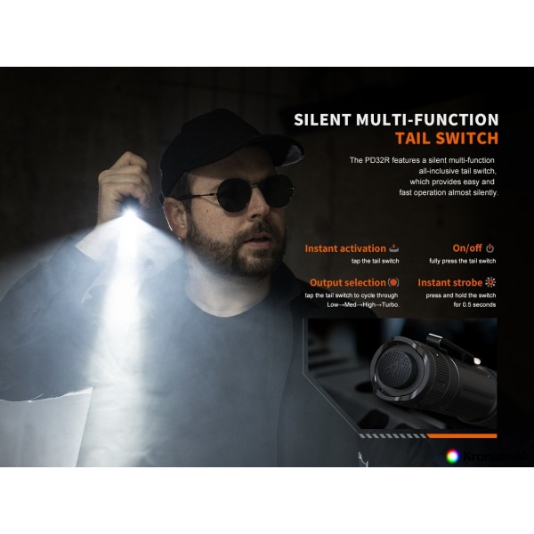 Svietidlo taktické FENIX PD32R nabíjateľné