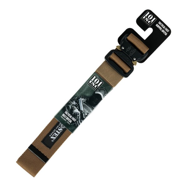 Opasok taktický rýchloupínací FOSTEX Tactical Fast Belt 125cm - coyote