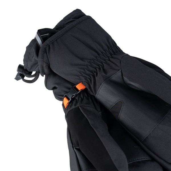 Rukavice palcové softshellové FOSTEX Softshell Mittens - čierne