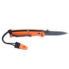 Nôž zatvárací outdoorový GANZO G7413P-OR-WS s píšťalkou - oranžový