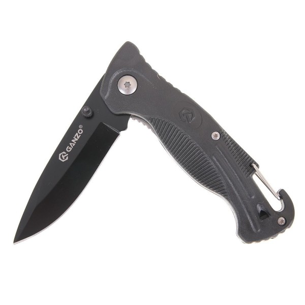 Nôž zatvárací outdoorový GANZO G611-BK - čierny