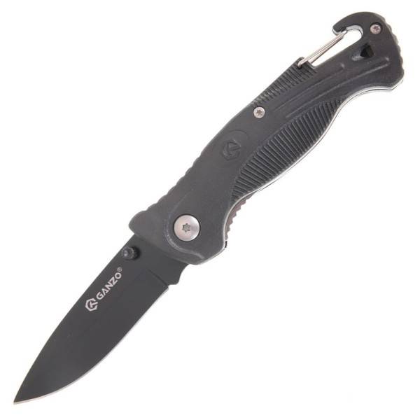 Nôž zatvárací outdoorový GANZO G611-BK - čierny