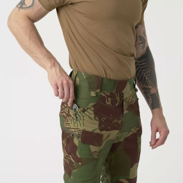 Nohavice krátke HELIKON-TEX UTS 8,5" polycotton stretch ripstop - shadow grey