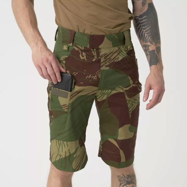 Nohavice krátke HELIKON-TEX UTS 8,5" polycotton stretch ripstop - shadow grey