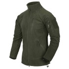 Mikina HELIKON-TEX Alpha Tactical grid fleece - olivovozelená