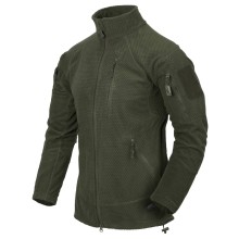 Mikina HELIKON-TEX Alpha Tactical grid fleece - olivovozelená