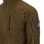Mikina HELIKON-TEX Alpha Tactical grid fleece - shadow grey
