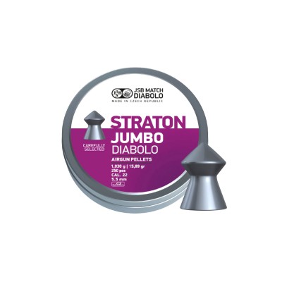 Diabolky JSB Straton Jumbo 1,030g, kal. 5,5mm, 250ks - špicaté