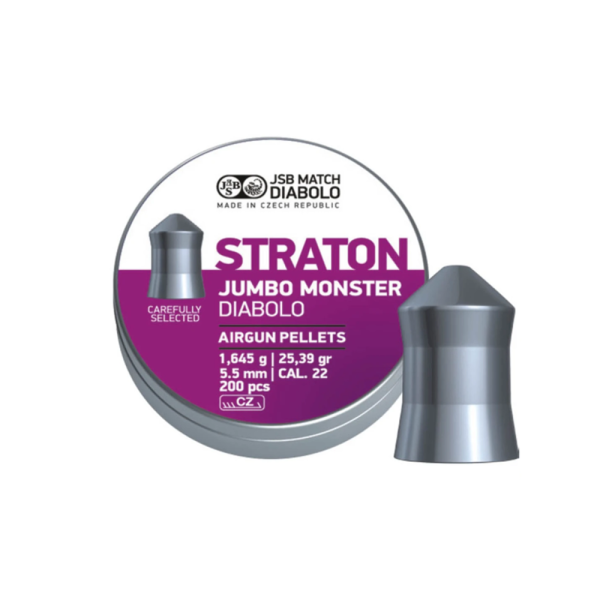 Diabolky JSB Straton Jumbo Monster 1,645g, kal. 5,51mm, 200ks - špicaté