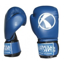 Rukavice sparingové PUNCH II 8 OZ koženkové - modré