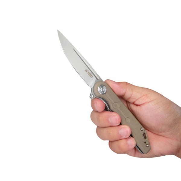 Nôž zatvárací taktický KUBEY KU312H Mizo AUS10 G10 - tan