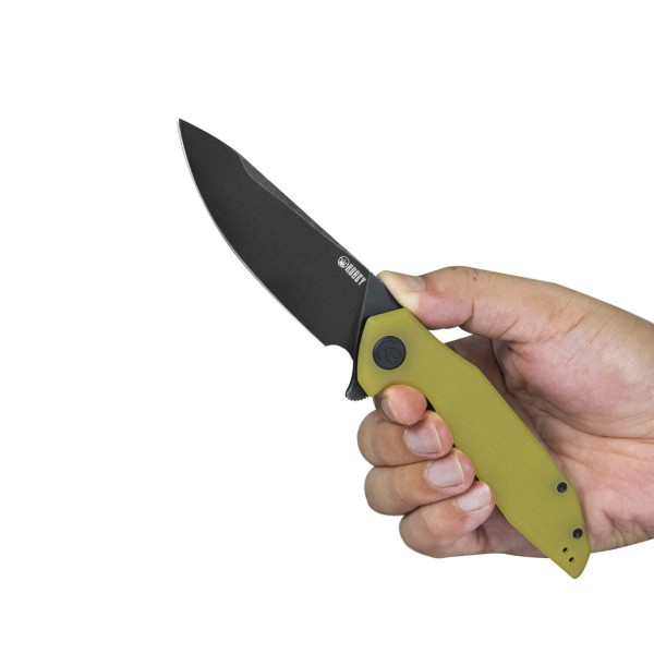 Nôž zatvárací taktický KUBEY Nova KU117C G10 D2 - žltý