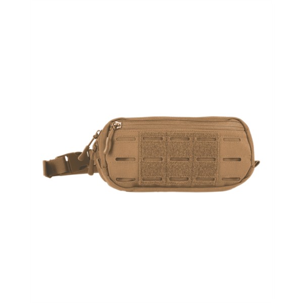 Ľadvinka MIL-TEC Black Fanny Pack MOLLE Laser Cut - coyote