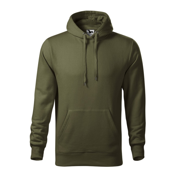 Mikina MALFINI Cape s kapucňou - military olivová