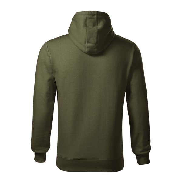 Mikina MALFINI Cape s kapucňou - military olivová