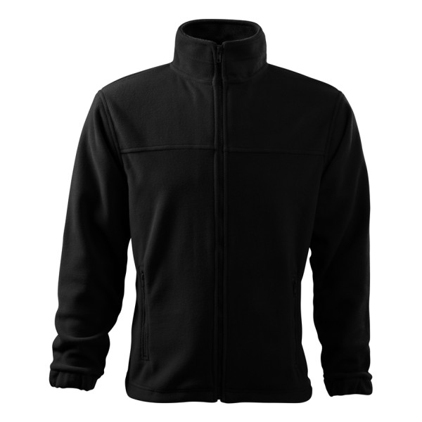 Mikina MALFINI Jacket Fleece - čierna